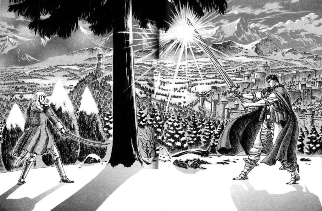 Brute and the Beauty facing each other off Brute and the Beauty facing each other off