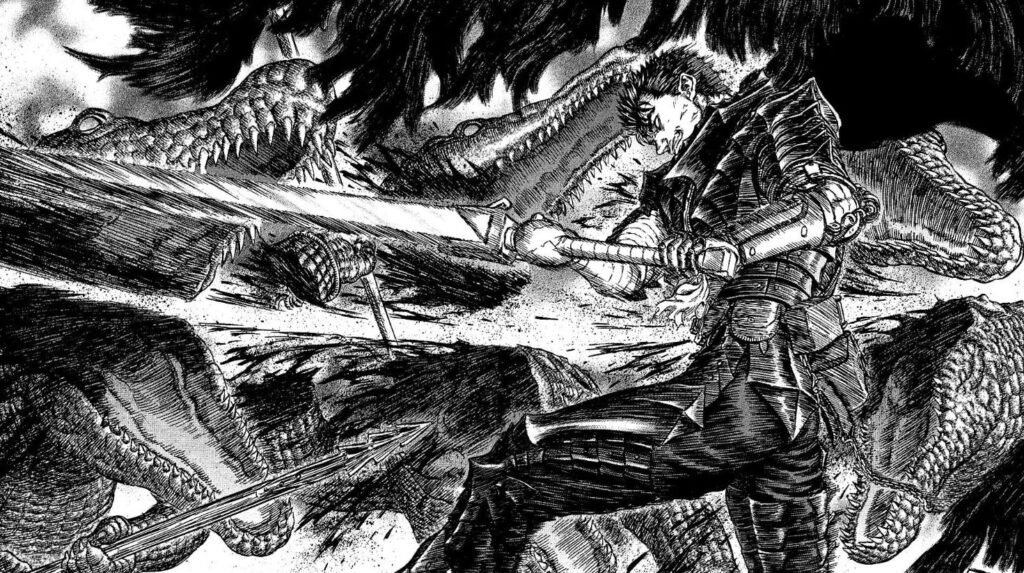 Brutal Scenes shown in Beautiful Details in Berserk Brutal Scenes shown in Beautiful Details in Berserk